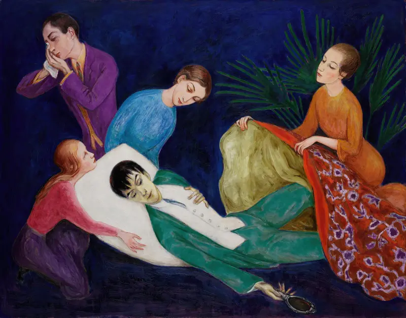 Der sterbende Dandy von Nils Dardel
