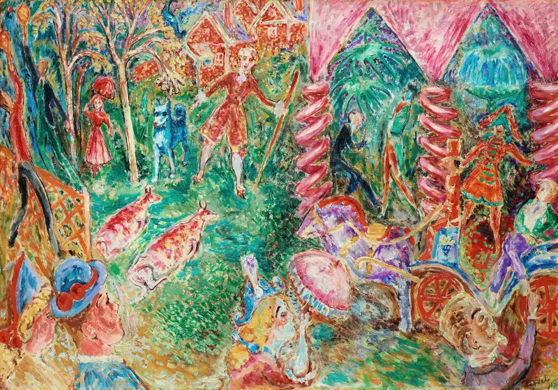 Turisthotellet i Rättvik av Nils Dardel