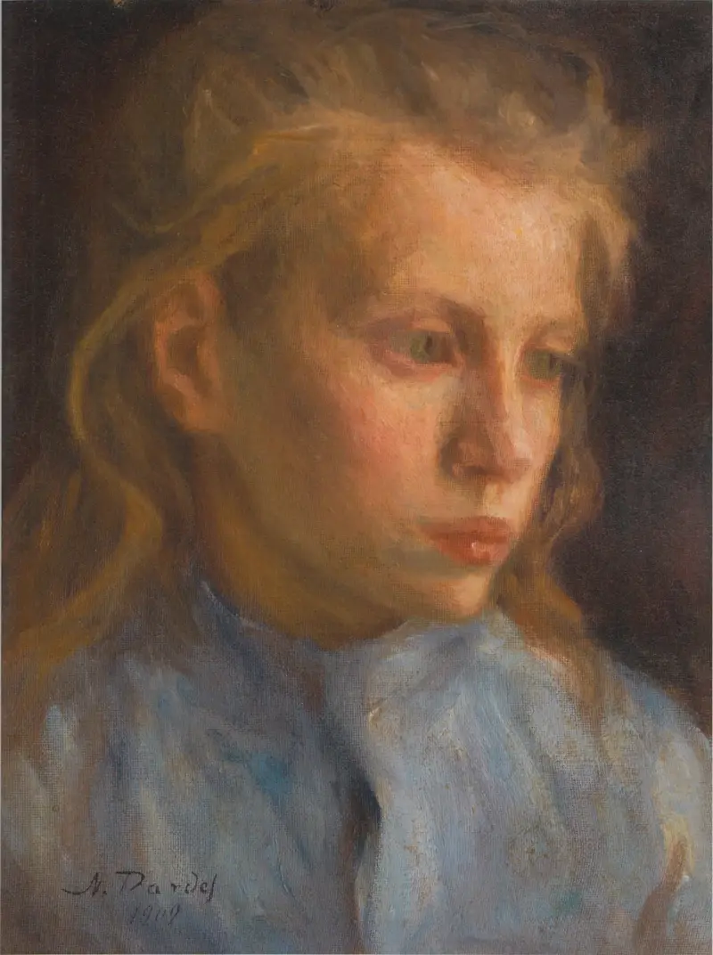 Bauernmädchen (Farm Girl) von Nils Dardel