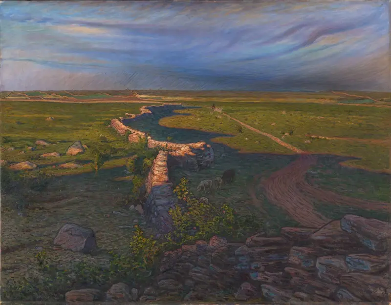 Landschaft, 1901 von Nils Kreuger
