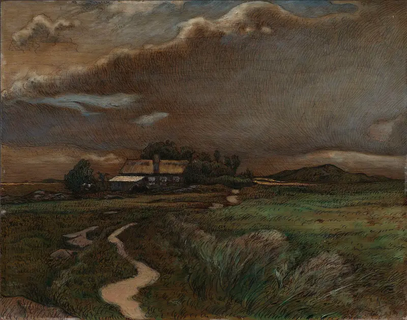 Landschaft, 1898 von Nils Kreuger
