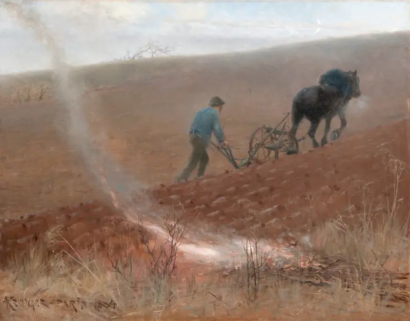 Frühlingspflügen von Nils Kreuger