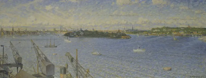 Stockholms ström från Fjällgatan av Nils Kreuger
