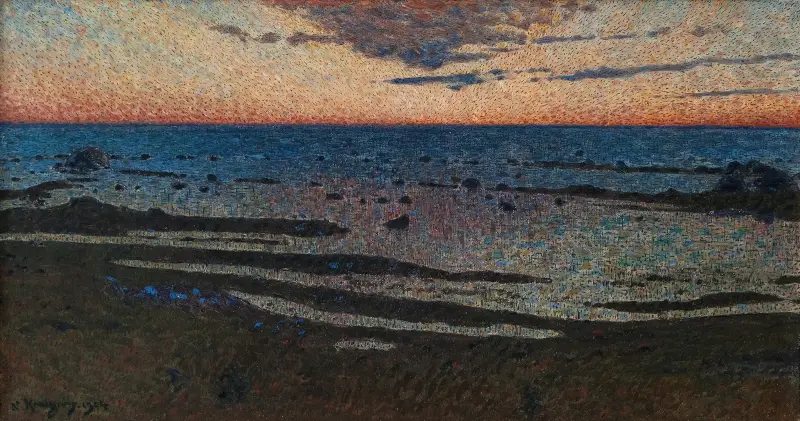 Sommarafton vid Kalmarsund av Nils Kreuger