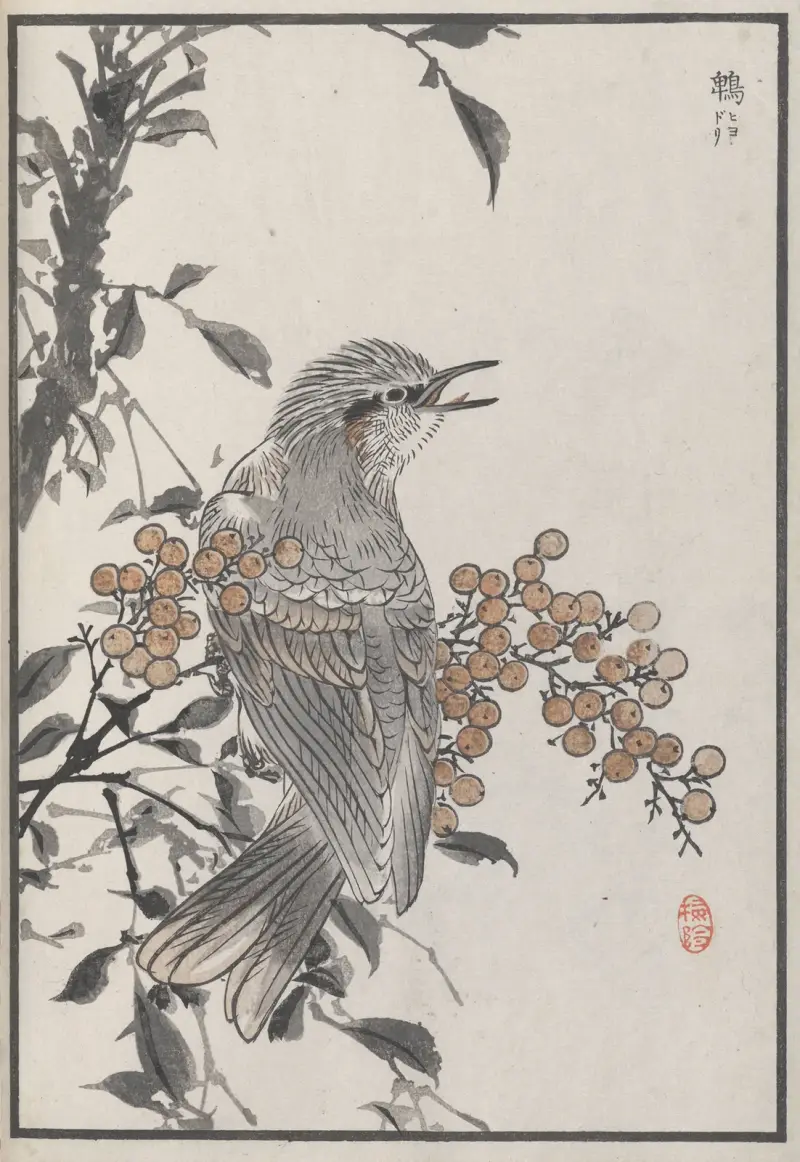 Bairei hyakuchō gafu. Ten Pl.06 av Kōno Bairei