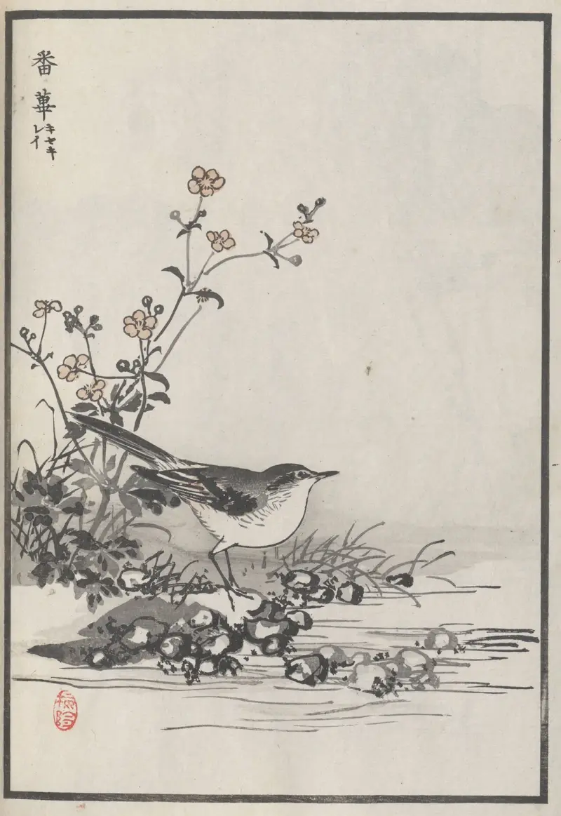 Bairei hyakuchō gafu. Ten Pl.12 av Kōno Bairei