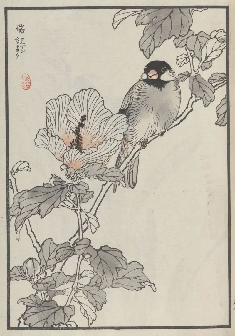 Bairei hyakuchō gafu. Ten Pl.13 av Kōno Bairei
