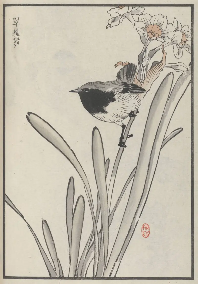 Bairei hyakuchō gafu. Ten Pl.14 av Kōno Bairei