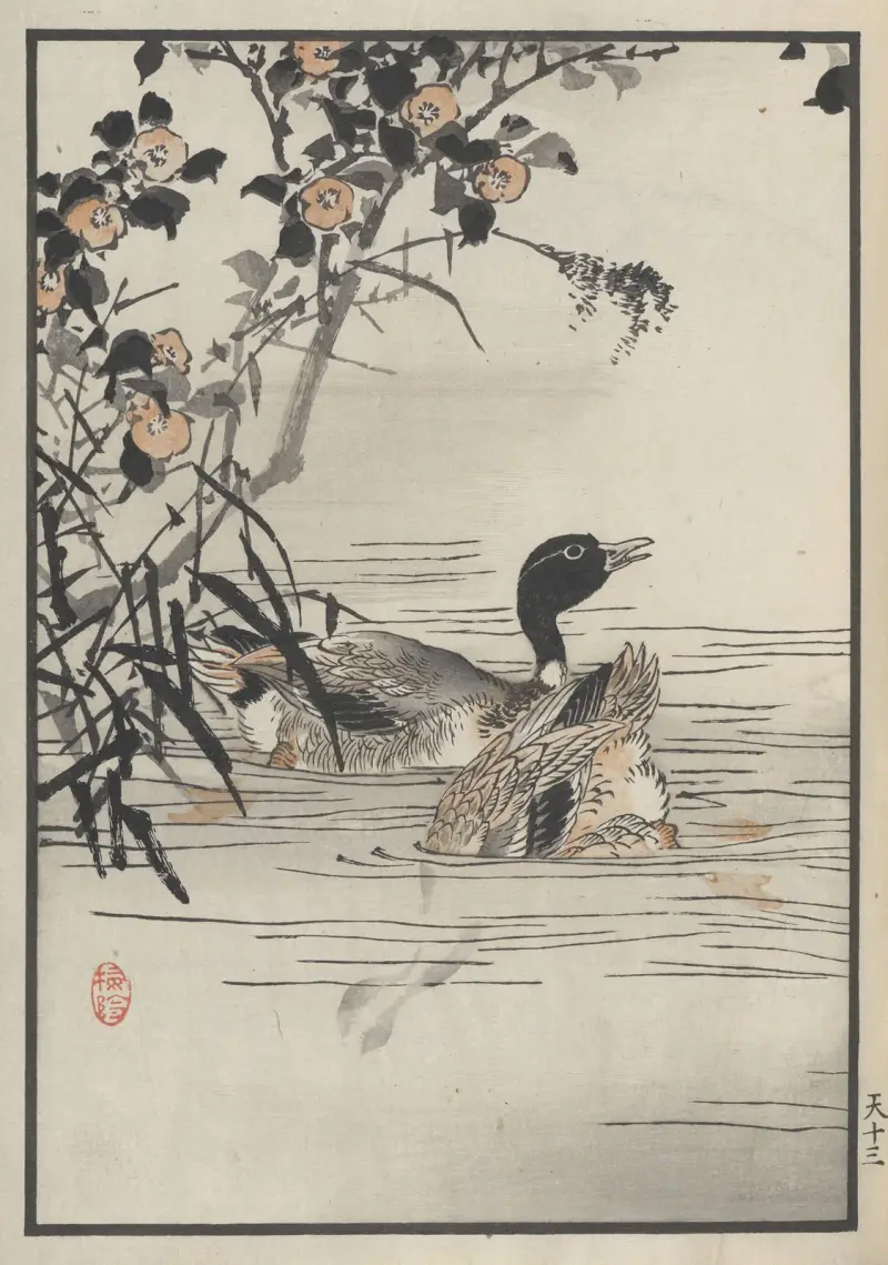 Bairei hyakuchō gafu. Ten Pl.25 av Kōno Bairei