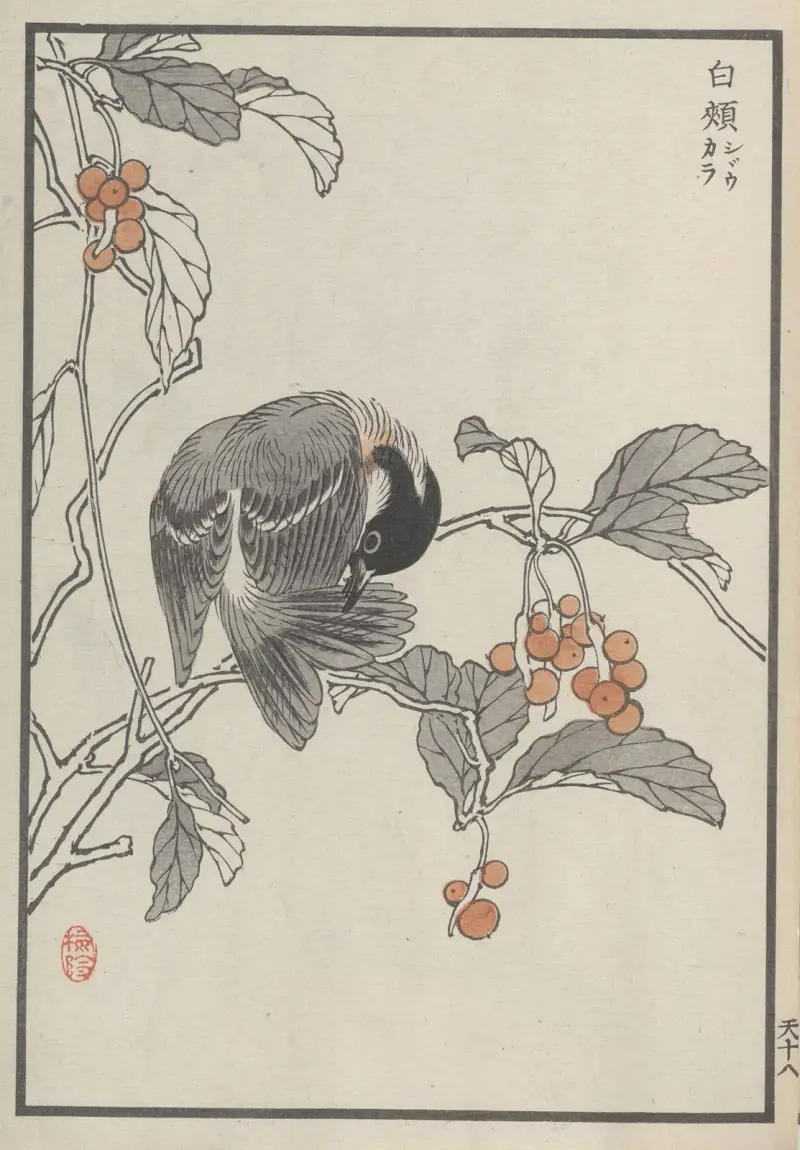 Bairei hyakuchō gafu. Ten Pl.35 av Kōno Bairei