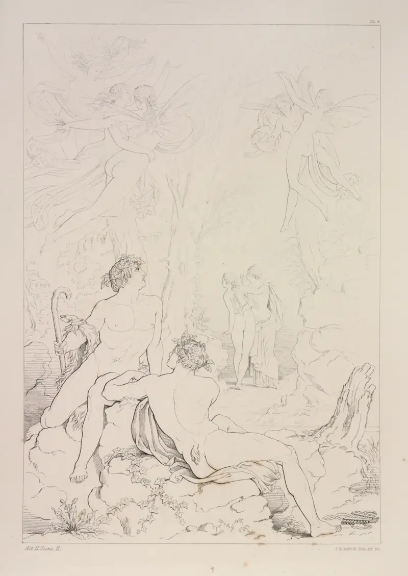 Compositions from Shelley’s Prometheus unbound Pl.5 av Sir Joseph Noel Paton