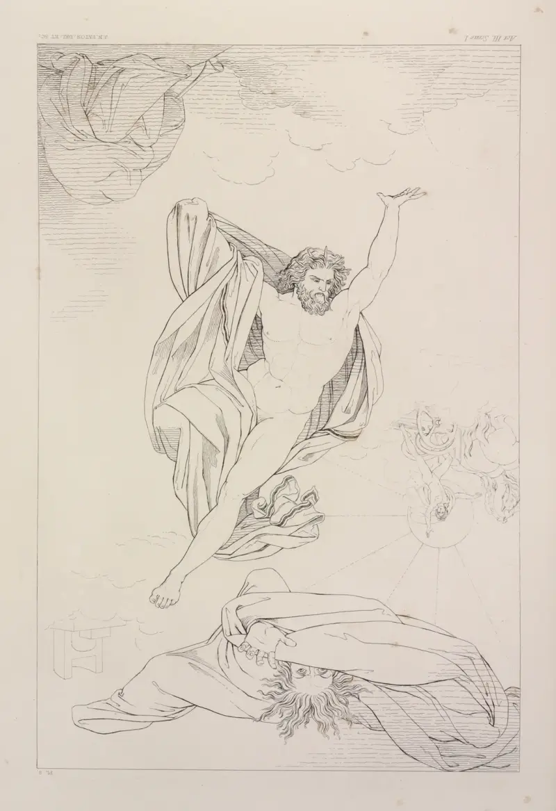 Compositions from Shelley’s Prometheus unbound Pl.9 av Sir Joseph Noel Paton