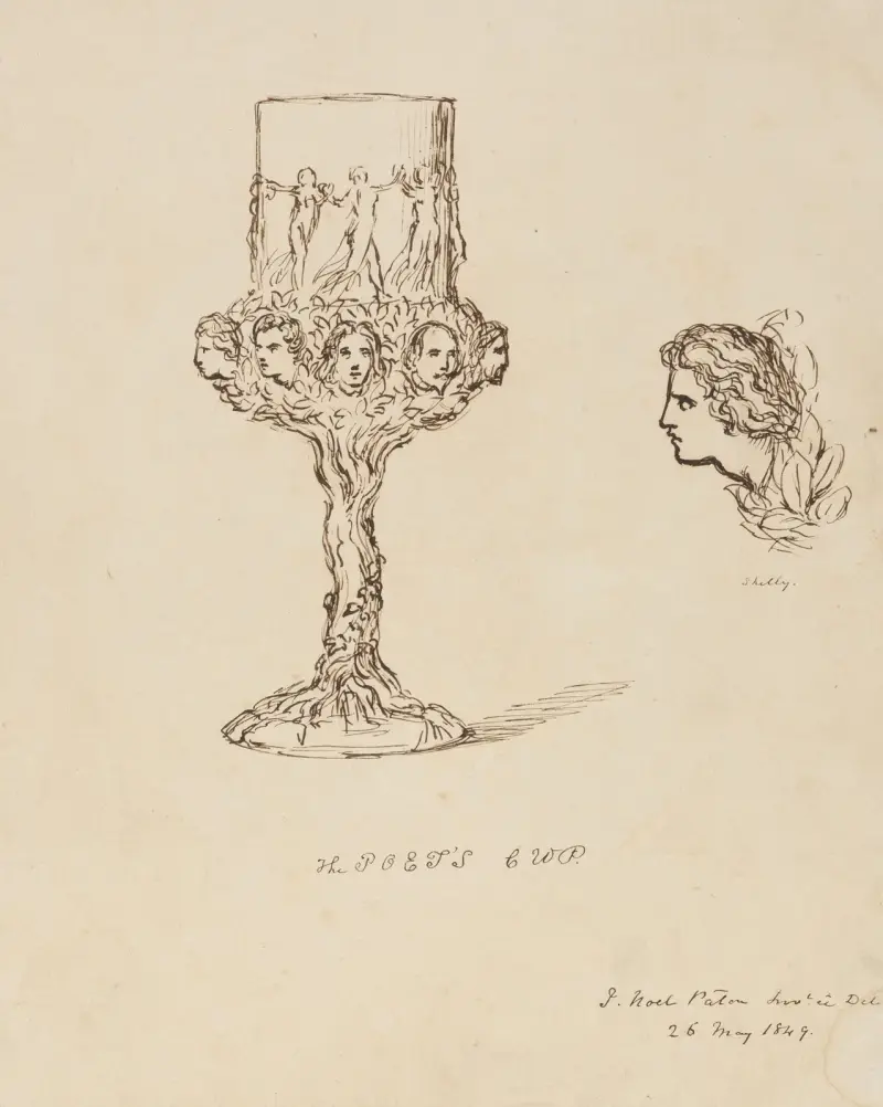 Des Dichters Becher von Sir Joseph Noel Paton