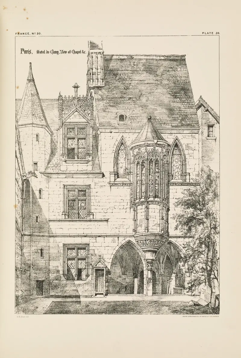 Paris. Hôtel de Cluny. Kapelle von Richard Norman Shaw