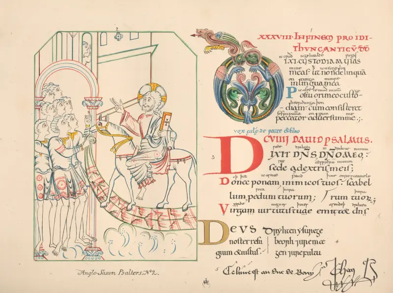Anglosaxiska psaltare II av John Obadiah Westwood