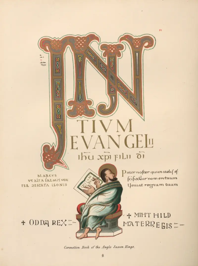 The Coronation Gospels of the Anglo-Saxon Kings av John Obadiah Westwood