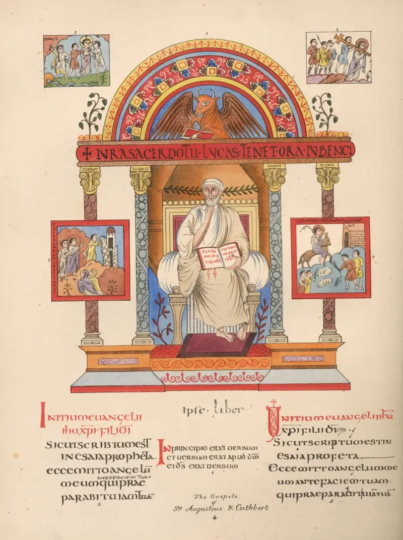 Die Evangelien des Heiligen Augustinus und des Heiligen Cuthbert von John Obadiah Westwood