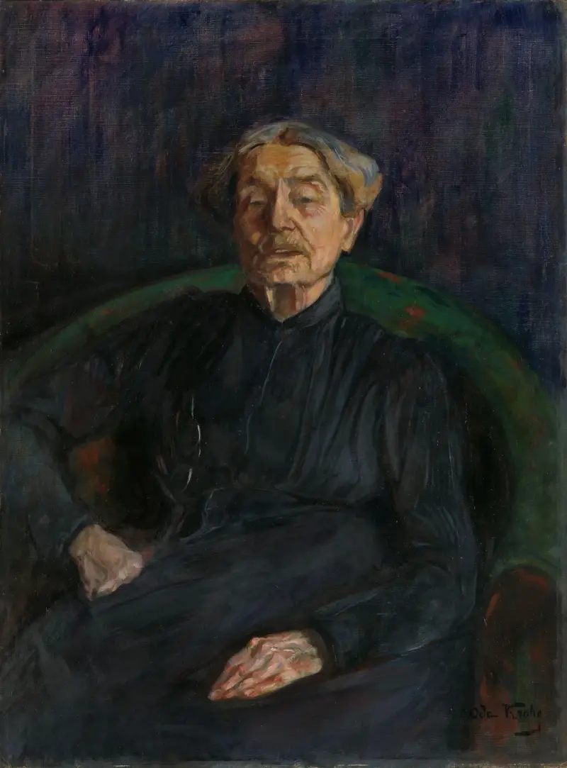 Portrait of the Artist Aasta Hansteen av Oda Krohg