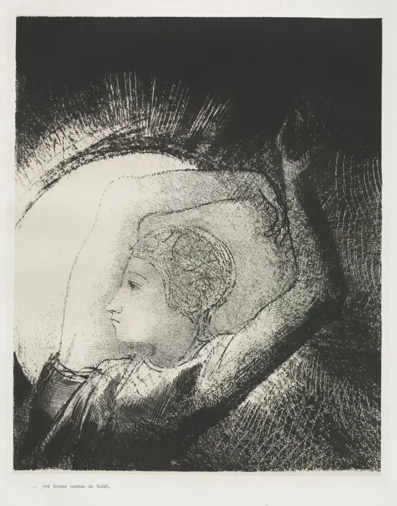 A Woman Clothed with the Sun av Odilon Redon