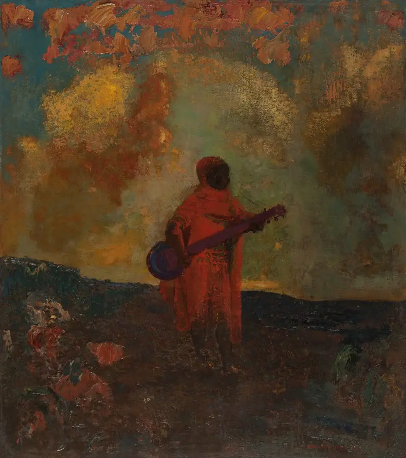 Arabský hudebník, Odilon Redon
