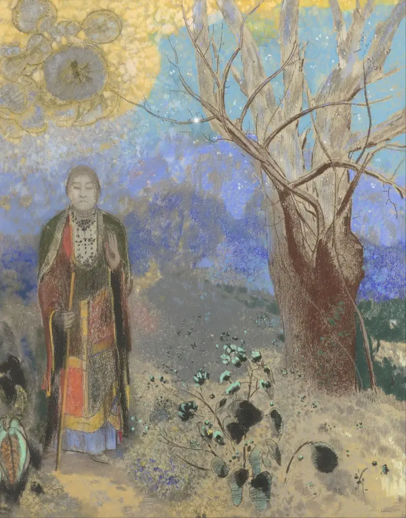 Buddha, 1906, Odilon Redon