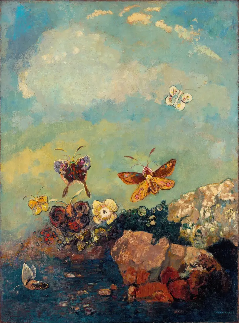 Motýli, Odilon Redon