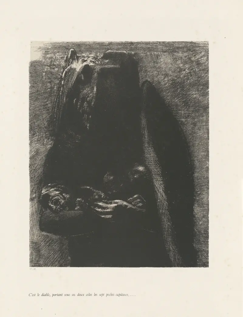 To je ďábel, Odilon Redon