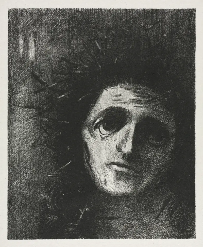 Kristus, 1887 – nr. 1, Odilon Redon