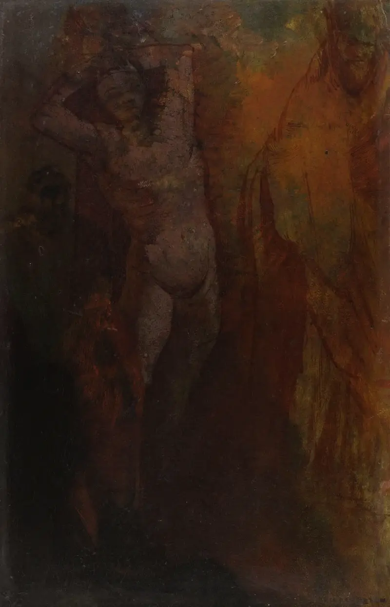 Kompozice se třemi postavami, Odilon Redon