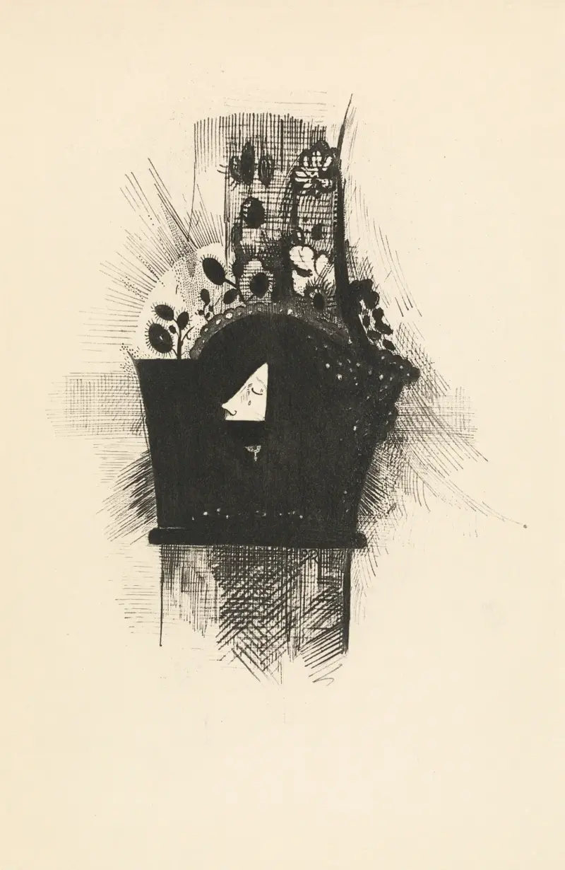 Obálka – frontispis, Odilon Redon