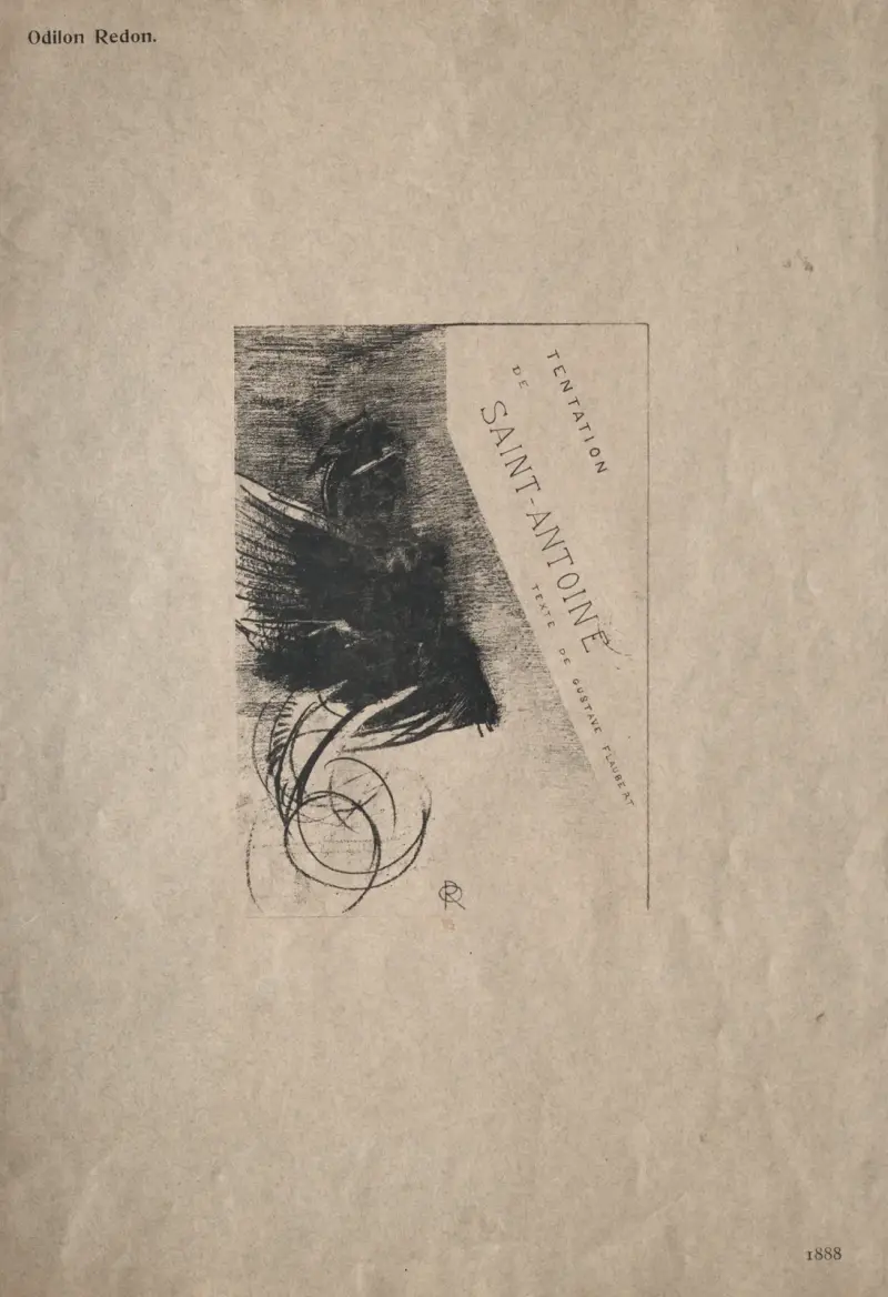 Cover, 1888 von Odilon Redon