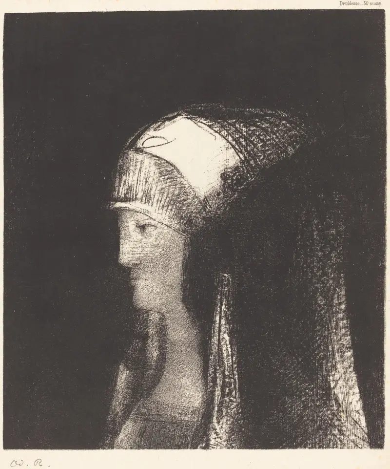 Věštkyně, Odilon Redon
