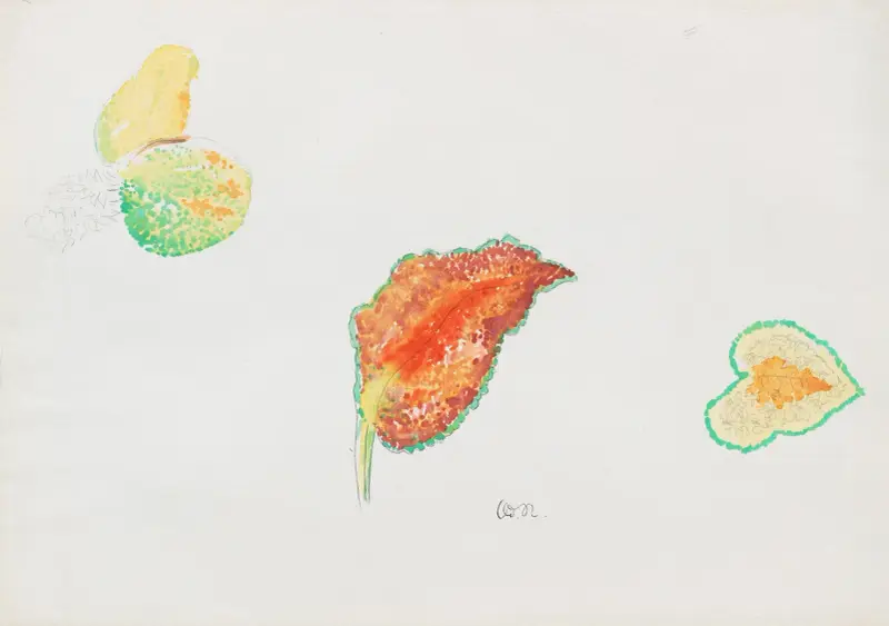 Studie listů, Odilon Redon