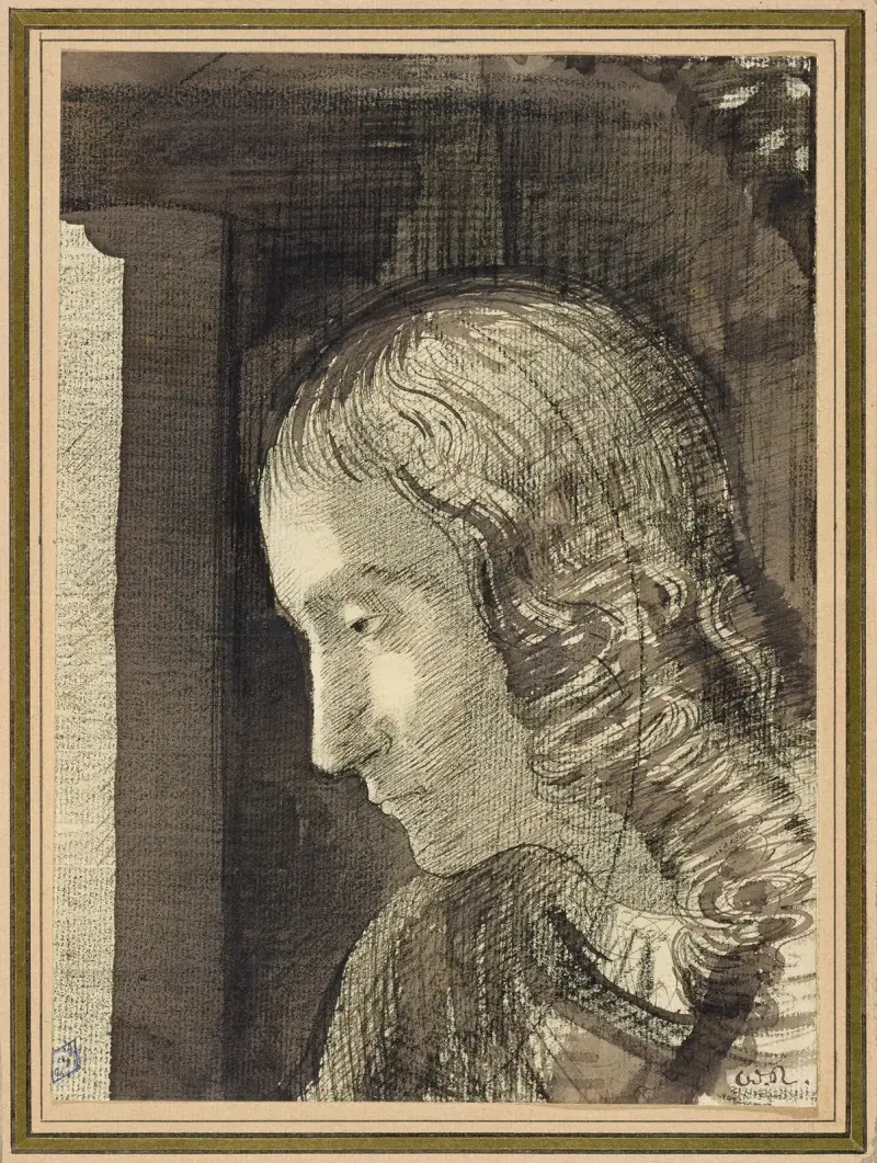 Hlava doleva, Odilon Redon