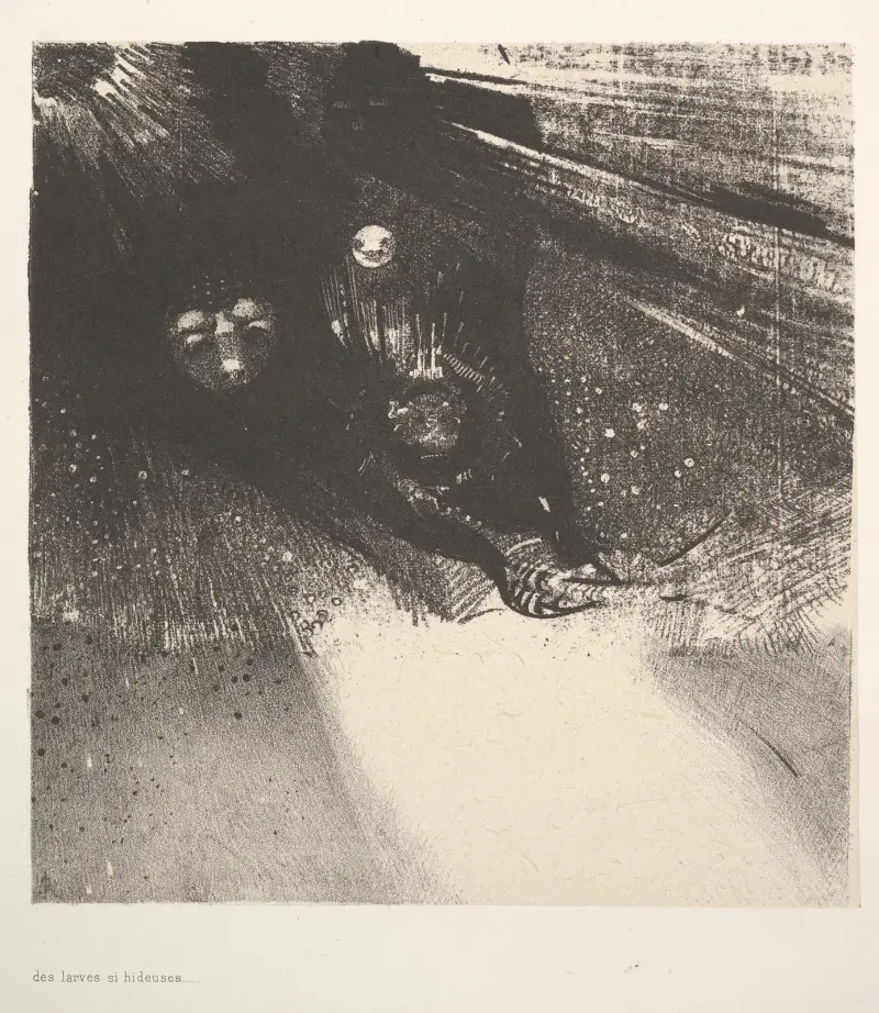 Odporné larvy, 1896 – Nr. 2, Odilon Redon