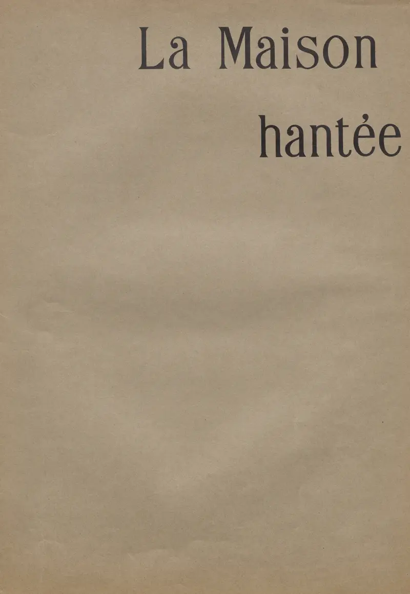 La Maison Hantée – Titul, Odilon Redon