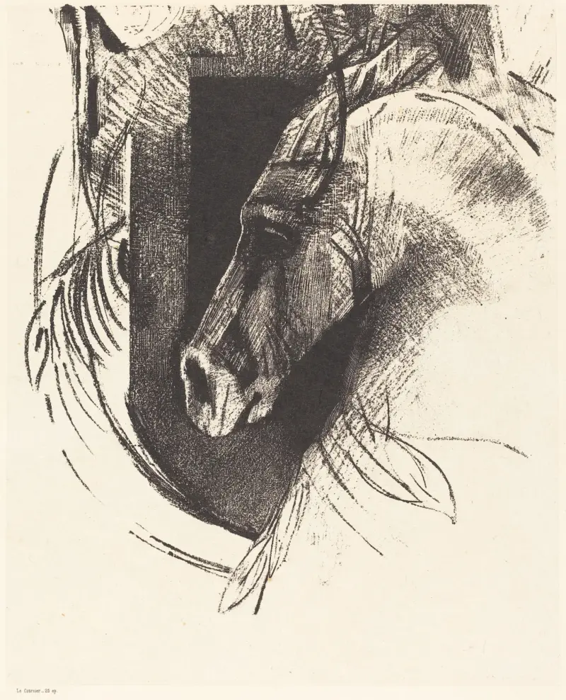 Le Coursier (The Race Horse), Odilon Redon