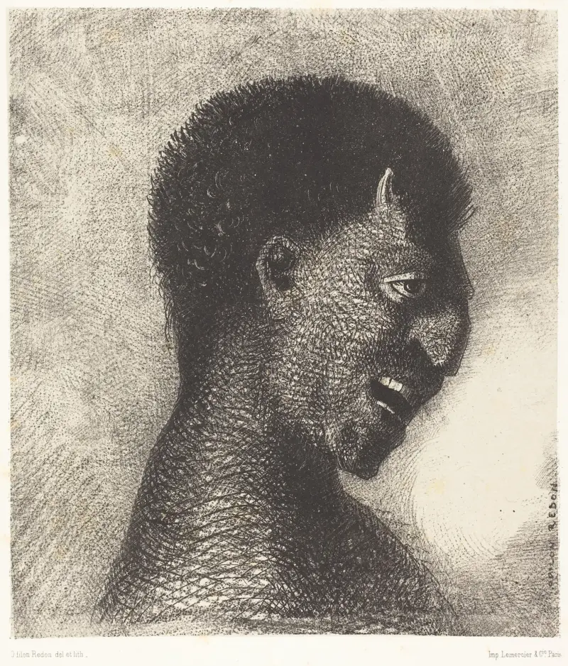 Le Satyre au cynique sourire av Odilon Redon