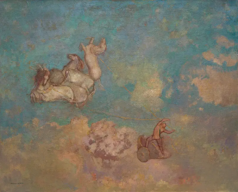 The Chariot of Apollo av Odilon Redon