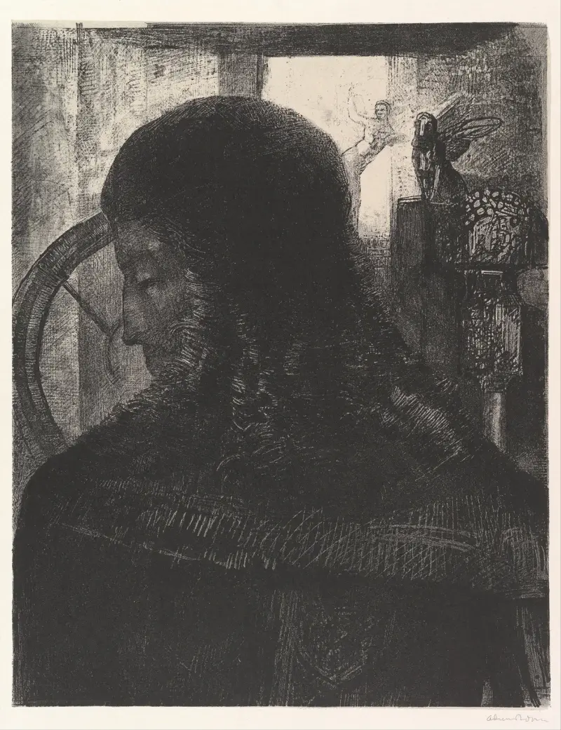 Der alte Ritter von Odilon Redon