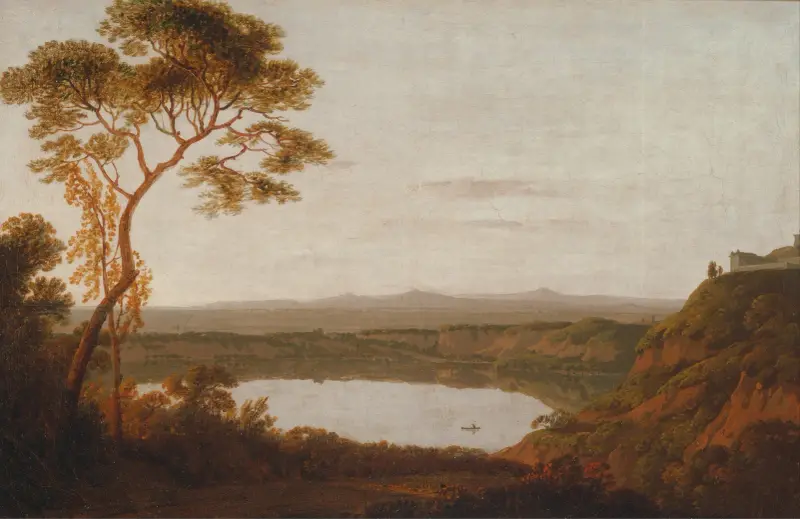 Lake Albano av Joseph Wright of Derby
