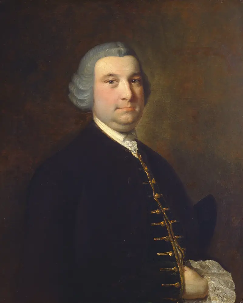 Porträtt av en herre av Joseph Wright of Derby
