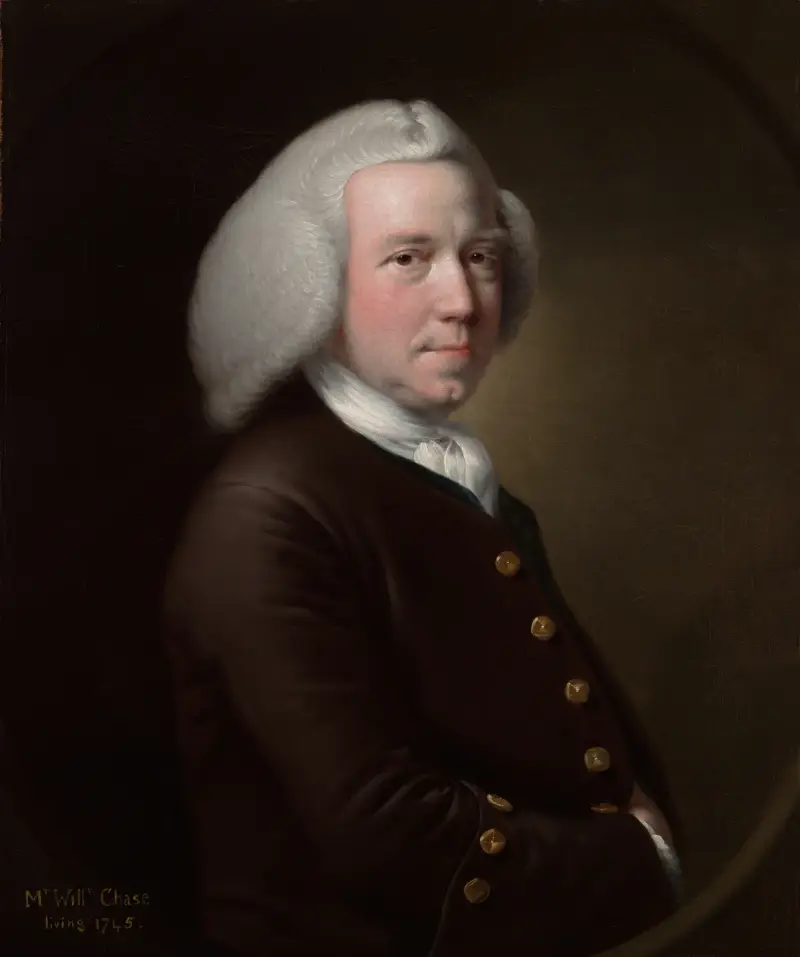 Portrait of Mr. William Chase, Sr. av Joseph Wright of Derby