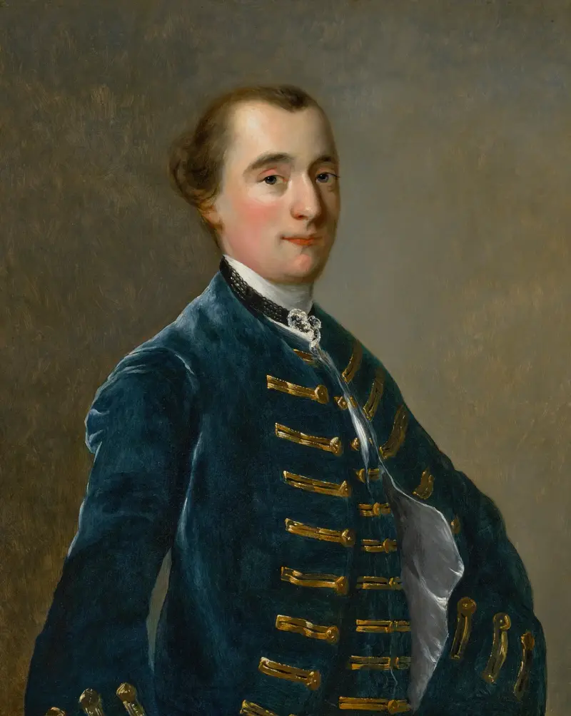 Porträtt av Sampson Copestake från Kirk Langley av Joseph Wright of Derby
