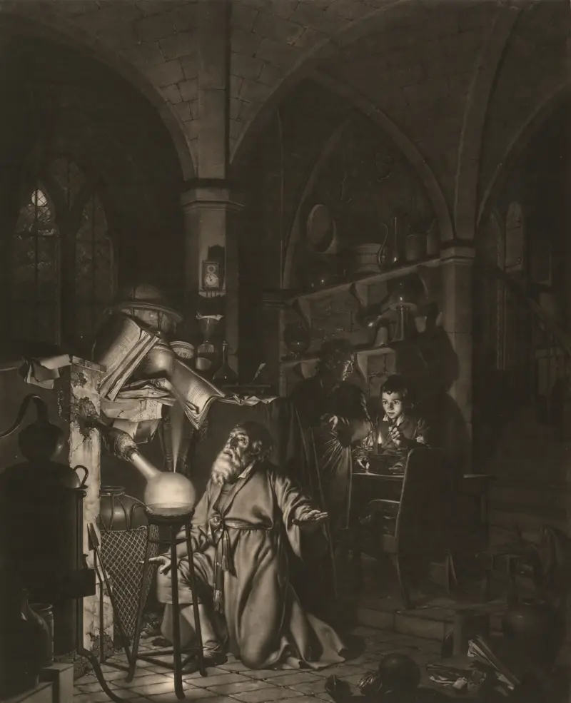 Alkemisten av Joseph Wright of Derby
