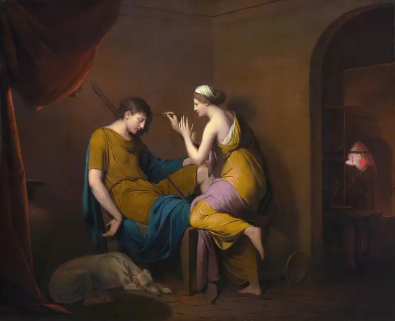 The Corinthian Maid av Joseph Wright of Derby