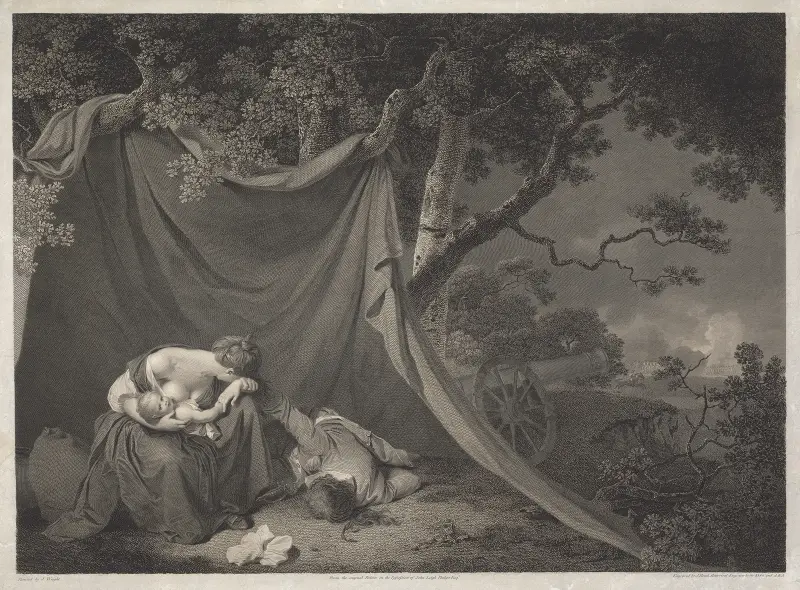 Den döde soldaten av Joseph Wright of Derby