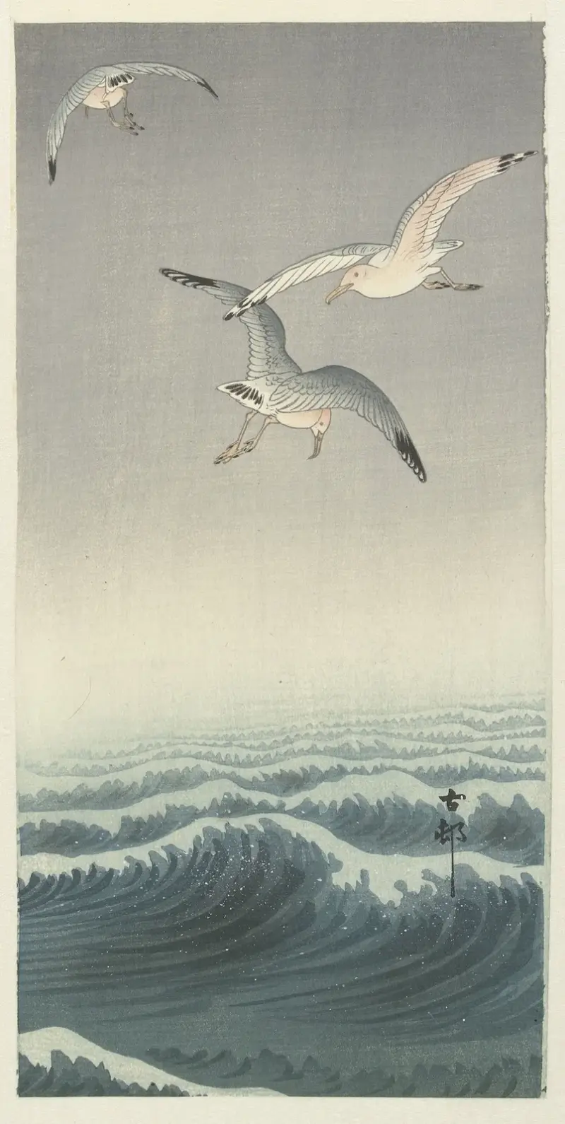 Tři racci, Ohara Koson