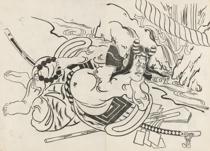Yakusha ezukushi Pl.11 av Okumura Masanobu