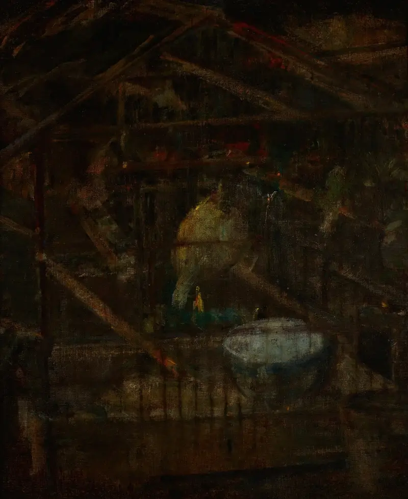 Vogelkäfig von Olga Boznanska